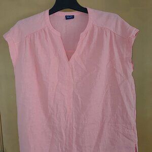 SPLENDID Woman's Linen Sleeveless Blouse Size XL Used